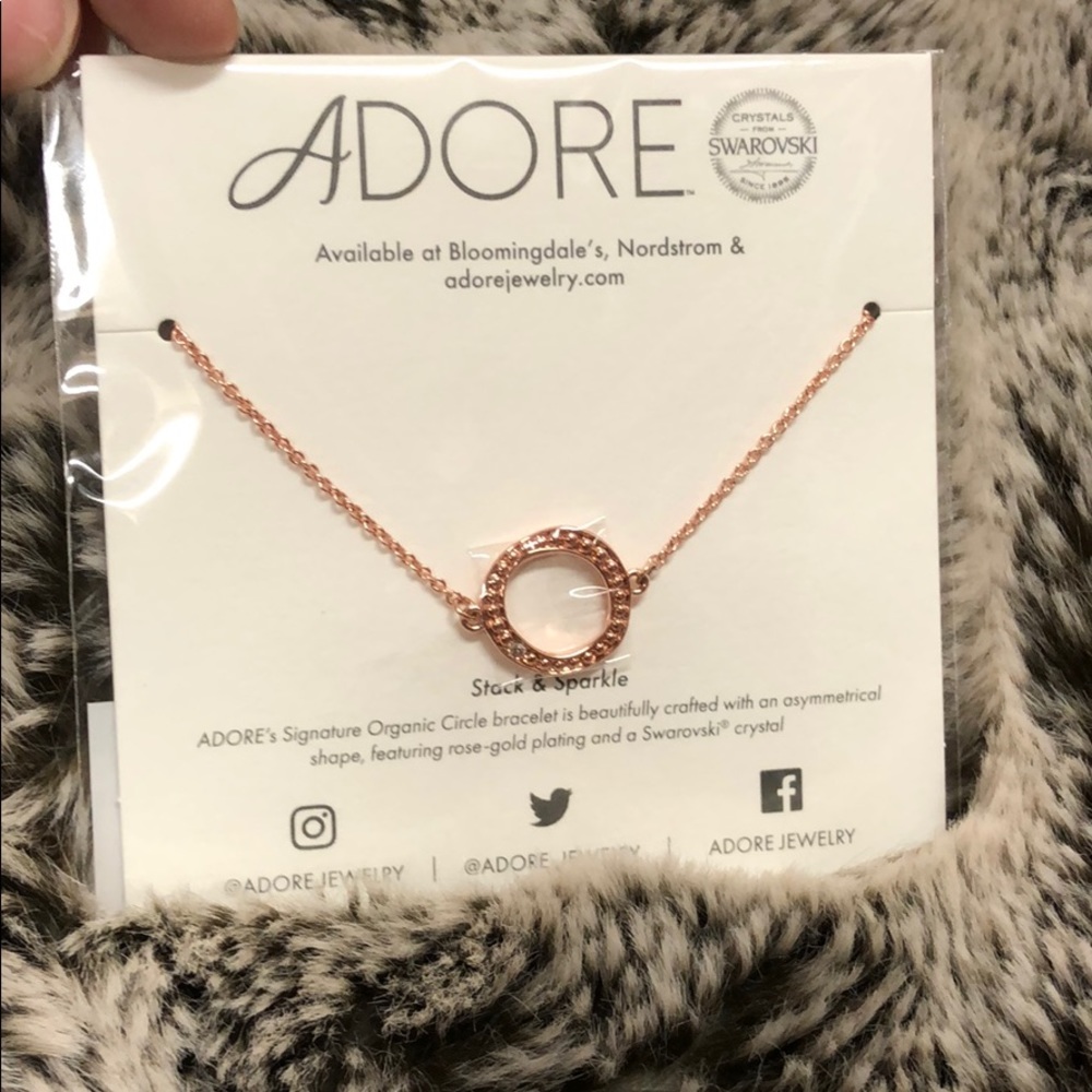 Adore rose gold women’s bracelet NWT